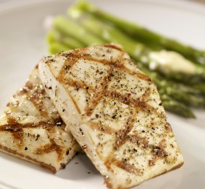 Halibut with Asparagus