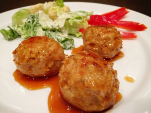 Spicy Chicken Meatballs