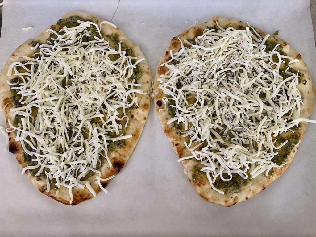 Chicken Pesto Naan Flatbread Festival Foods Blog