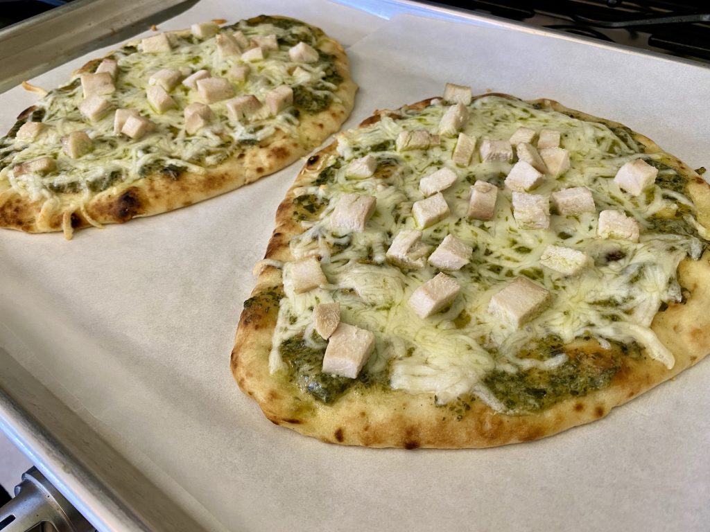 Chicken Pesto Naan Flatbread Festival Foods Blog