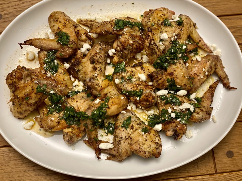 Greek Chicken Wings with Lemon & Feta Festival Foods Blog